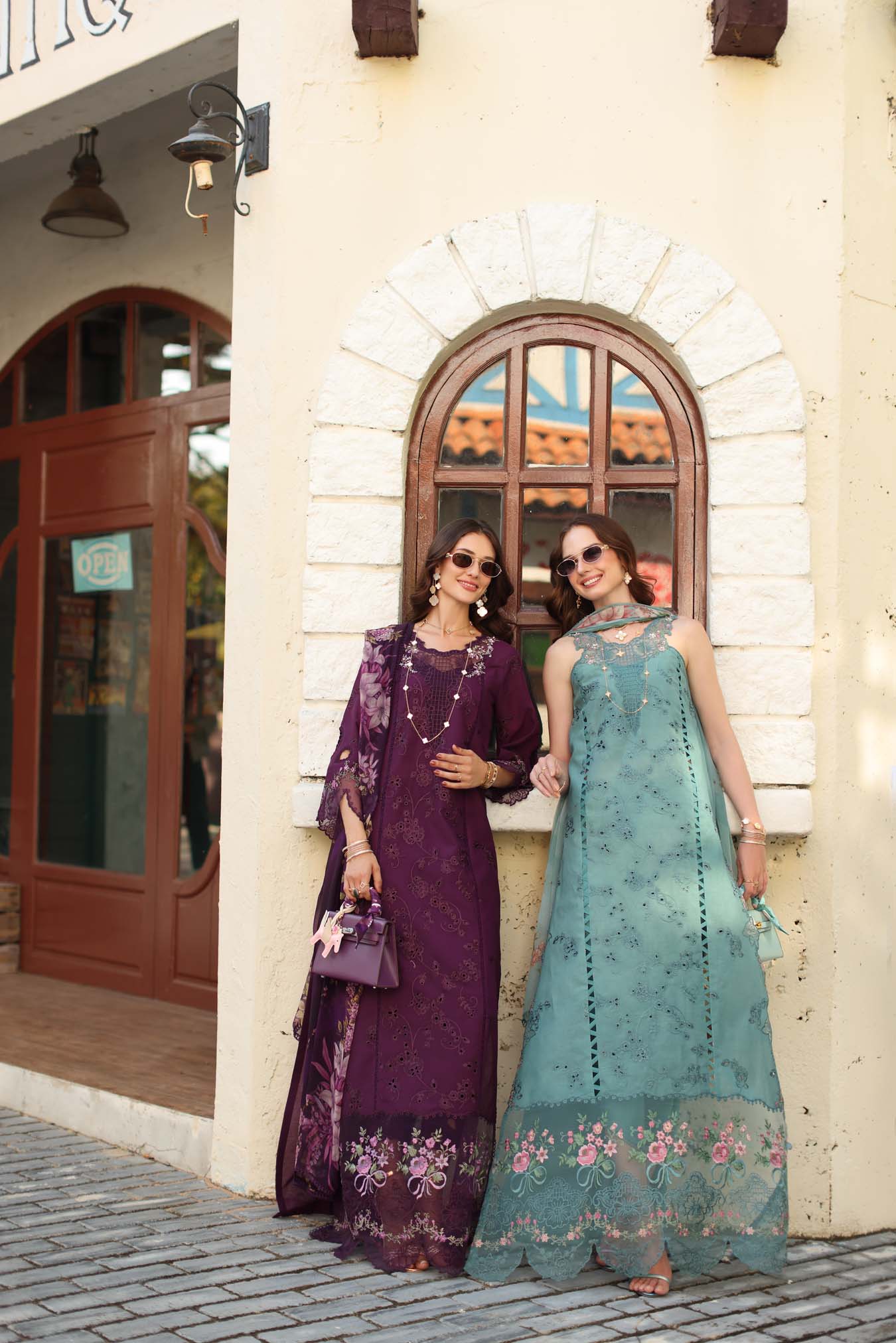 Noor by Saadia Asad | Luxe Chikankari 26 | D5 - A - Itten Plum