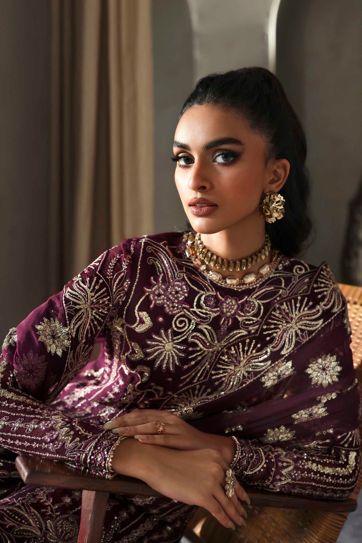 Akbar Aslam | Meeras Luxury Chiffon 25 | Mahin