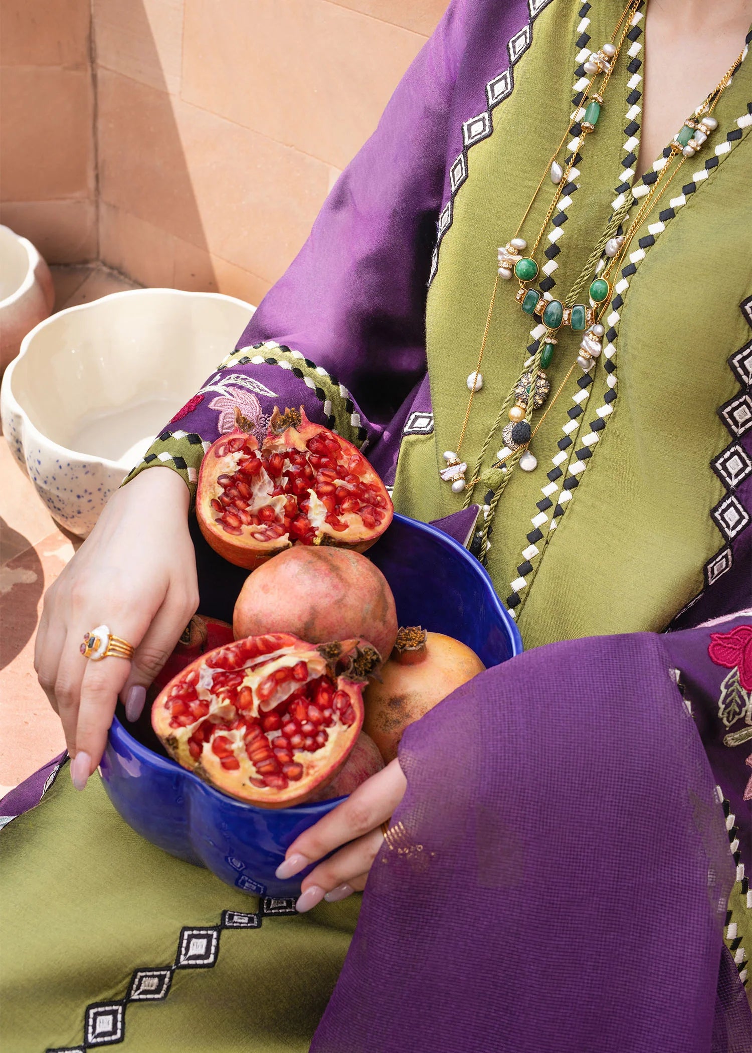 Crimson | MITTI WINTER PRET 25 | Rani Vogue(Plum)