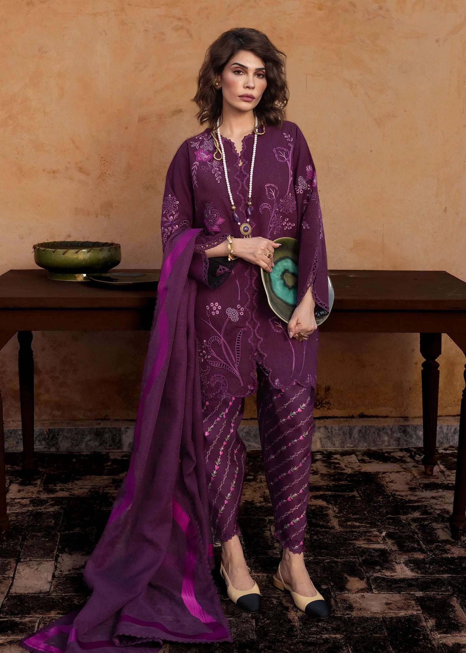 Crimson | MITTI WINTER PRET 25 | Choti Memsaab