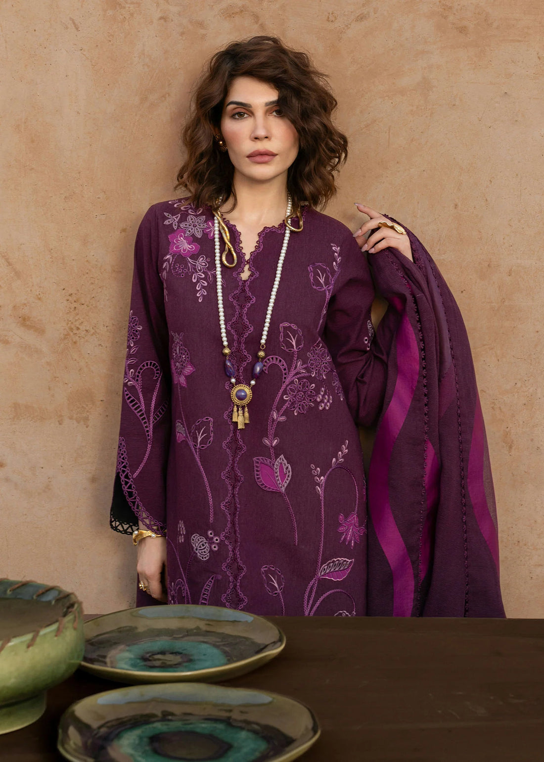 Crimson | MITTI WINTER PRET 25 | Choti Memsaab