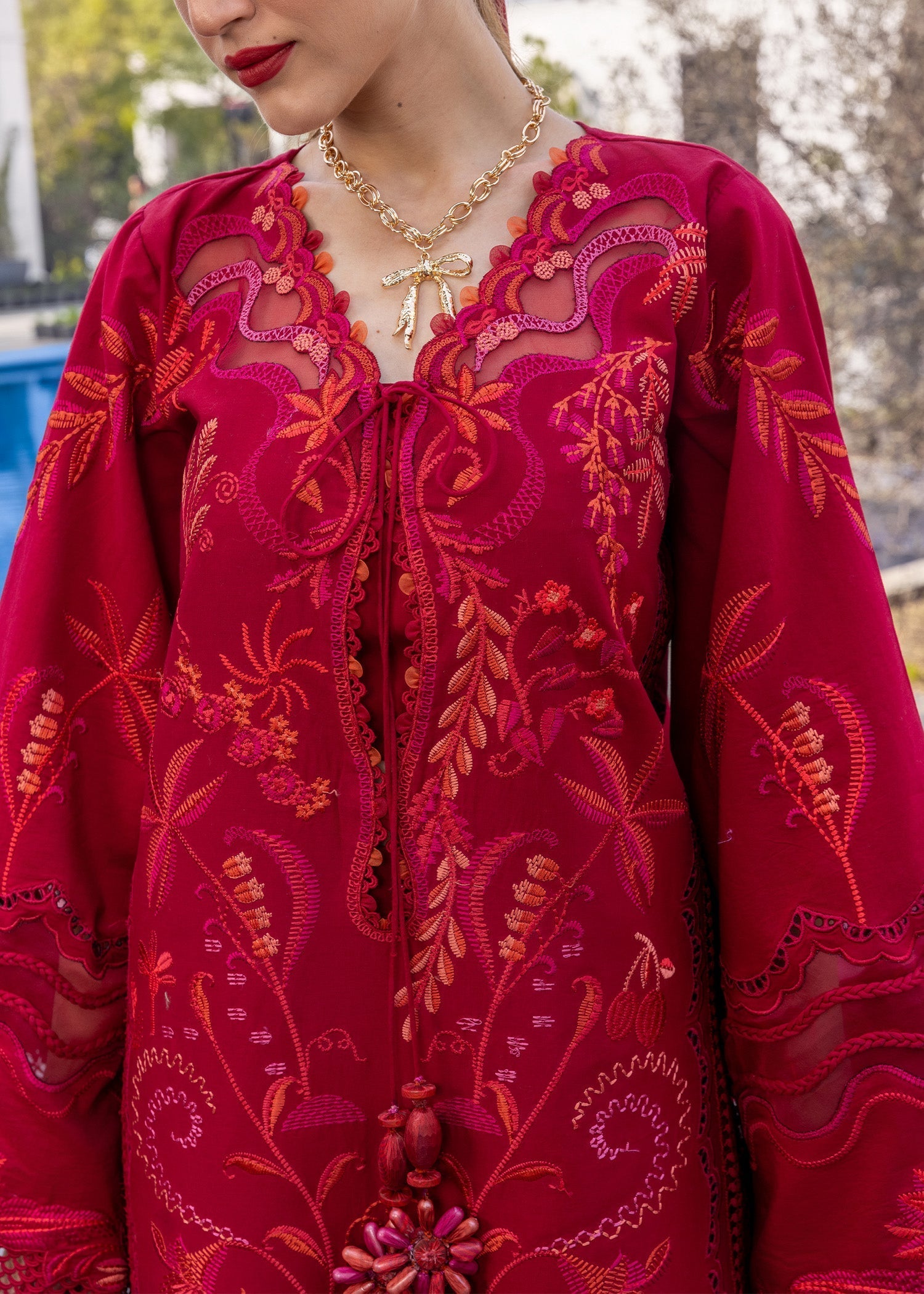 Crimson | flow lawn 26 | BEAUTY IN BLOOM - D3A