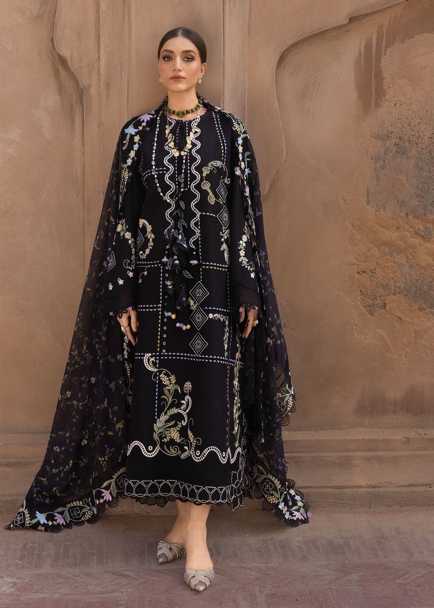 Crimson | flow lawn 26 | FLORAL SERENITY - D1A