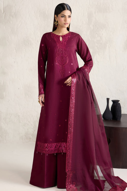 Faiza Saqlain | Reina Formals | Fuchsia Glow