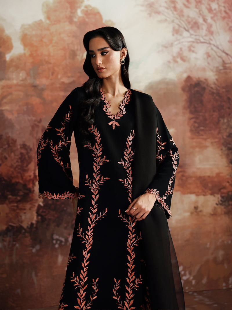 CAIA | Embroidered Edit | Black Rose