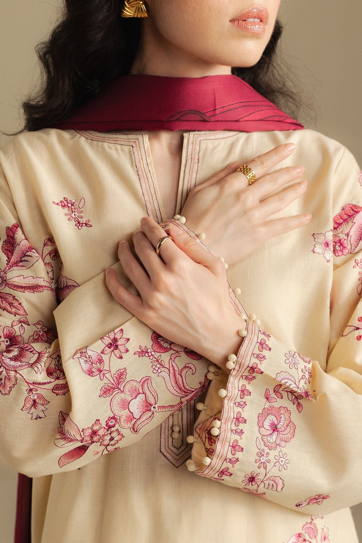 Zara Shahjahan | Coco Winter 25 | Snowdrop-10A