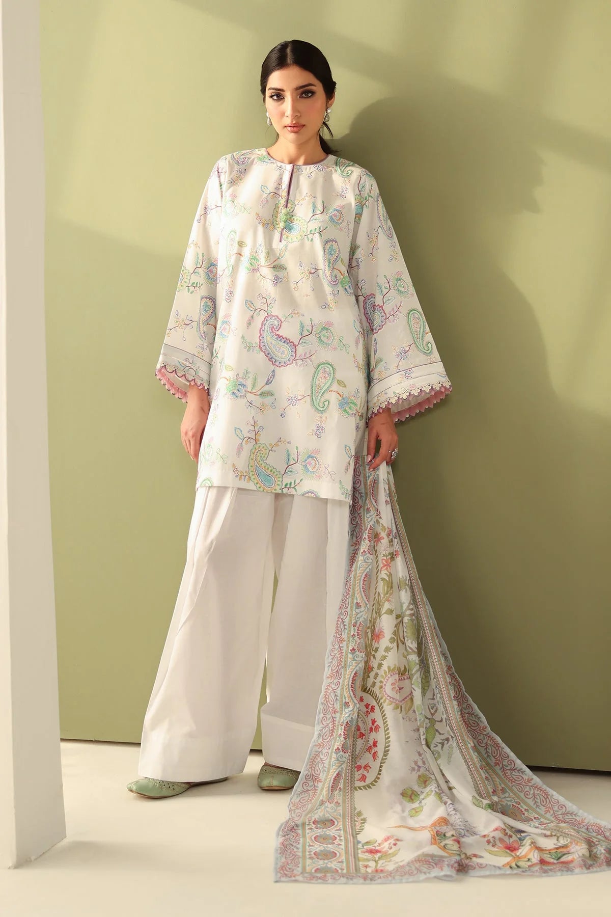 Baroque | Eid Printique | EMBROIDERED PRINTED LAWN UF-4179