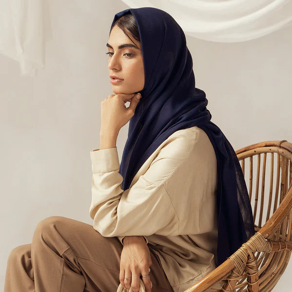 Eco-Luxe Scarves & Hijabs - Navy