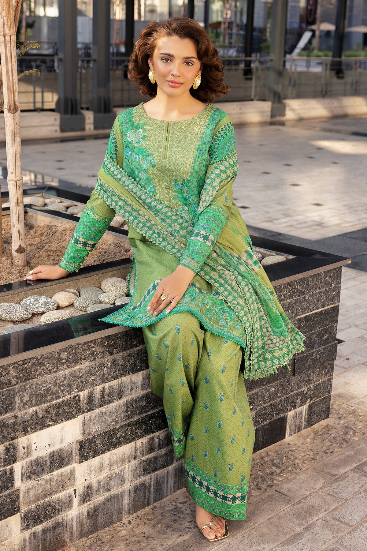 Charizma | Infinity Lawn | 3-PC UNSTITCHED EMBROIDERED LAWN COLLECTION IN6-02