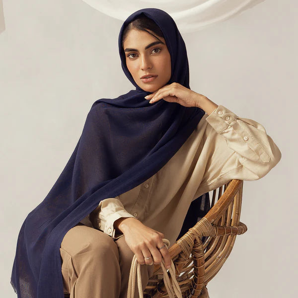 Eco-Luxe Scarves & Hijabs - Navy