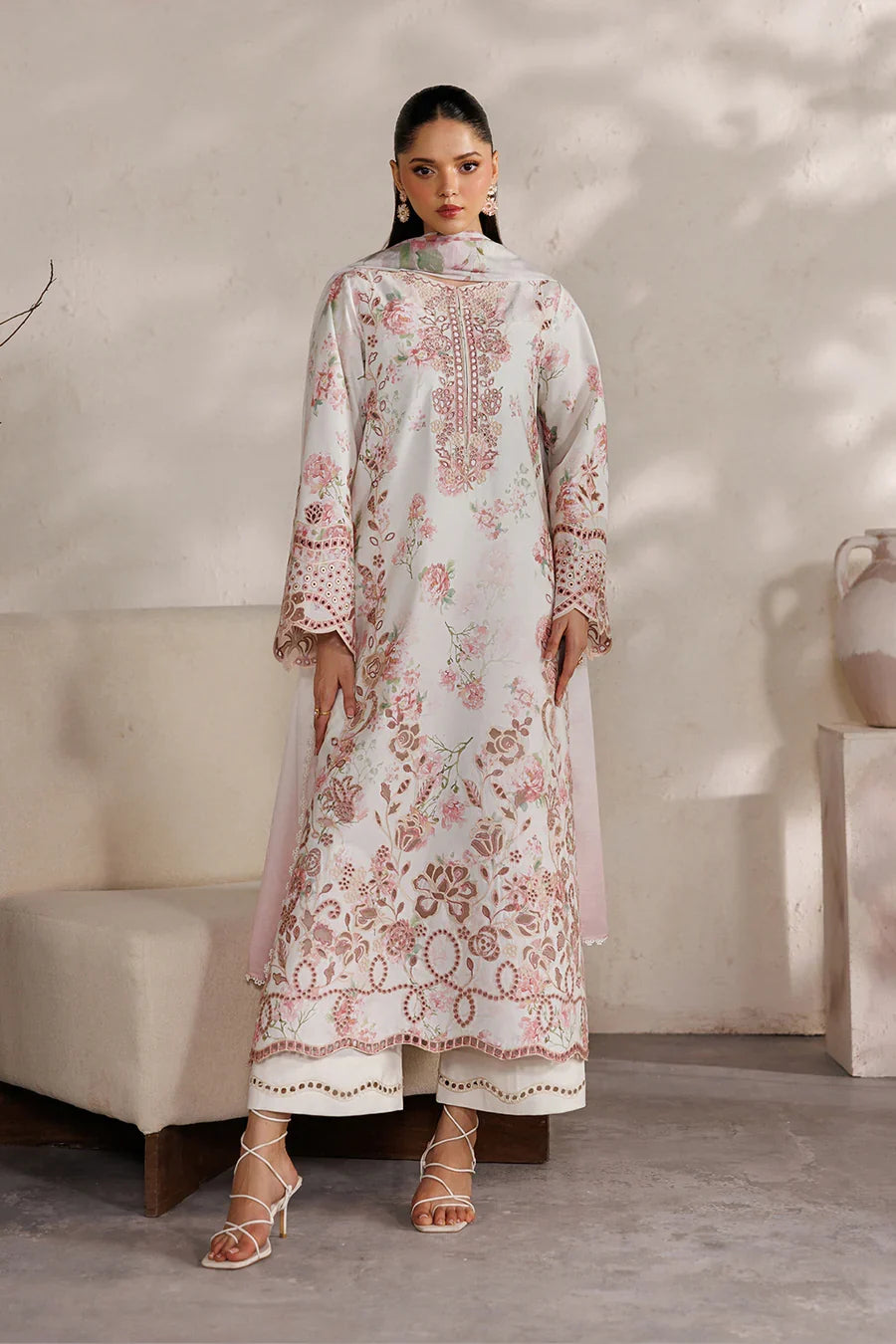 Iznik | Festive Lawn '26 | IBE-04 Embroidered Lawn