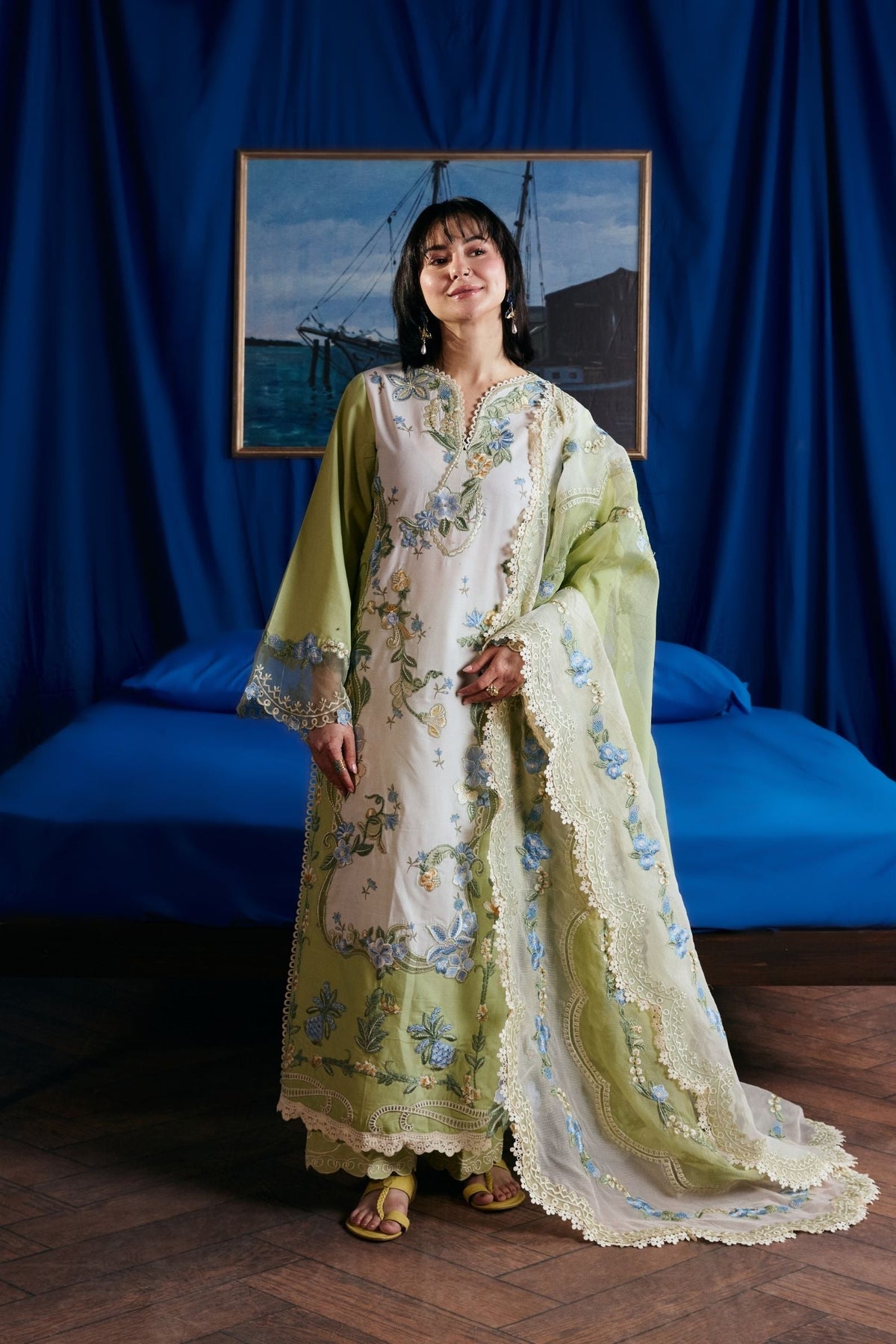 Maryam Hussain | Luxury Lawn 26 Vol 2 | Dimple