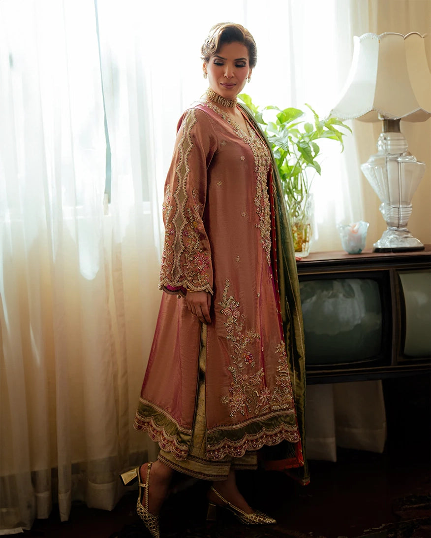 Mushq | Sunehri Lama Silk | Seema