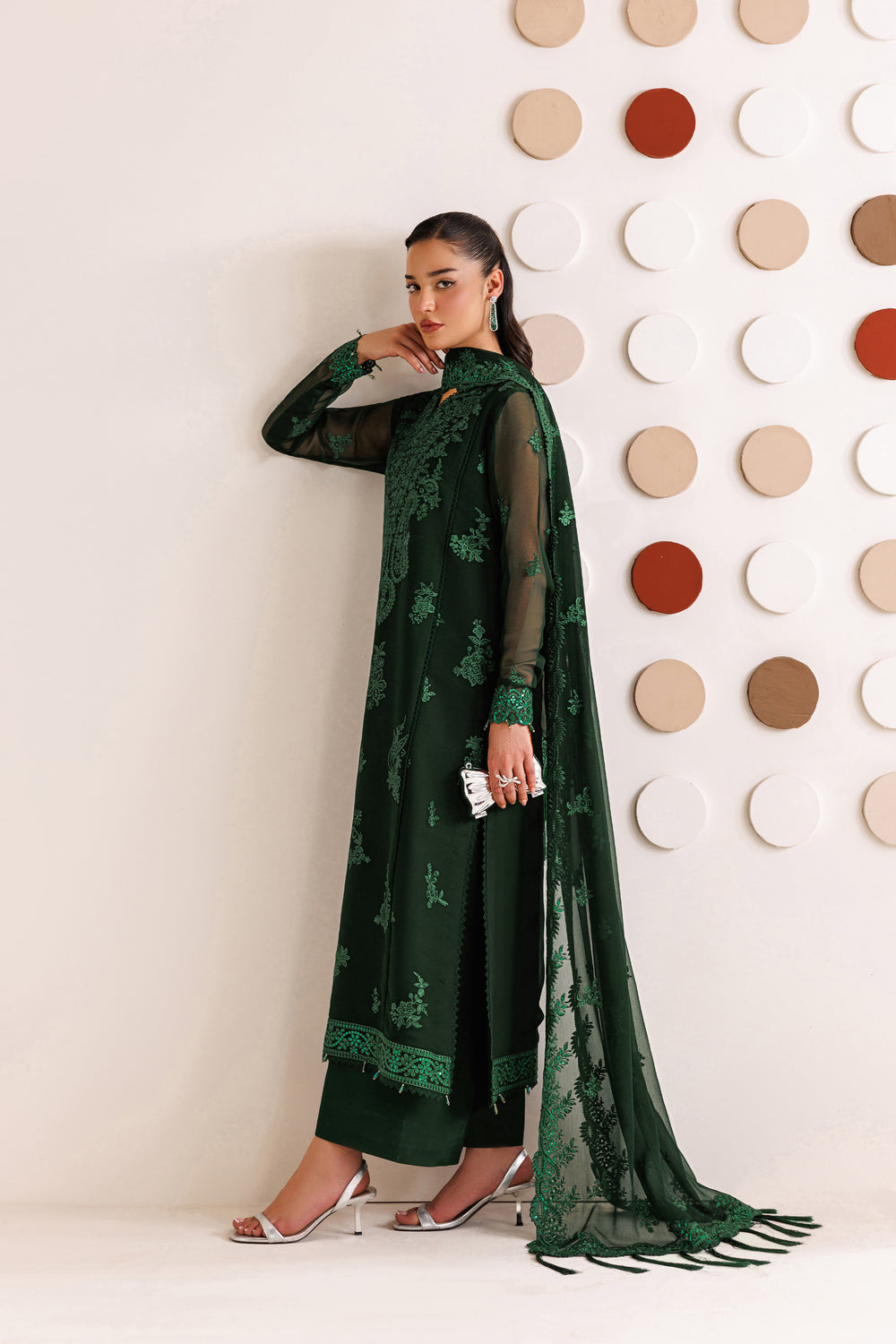 Farasha | Chiffon Threads 26 | Emerald Leaf