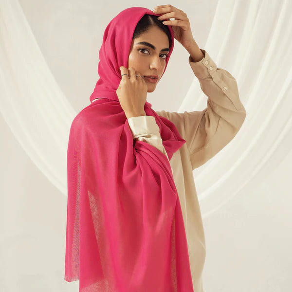 Eco-Luxe Scarves & Hijabs - Hot Pink