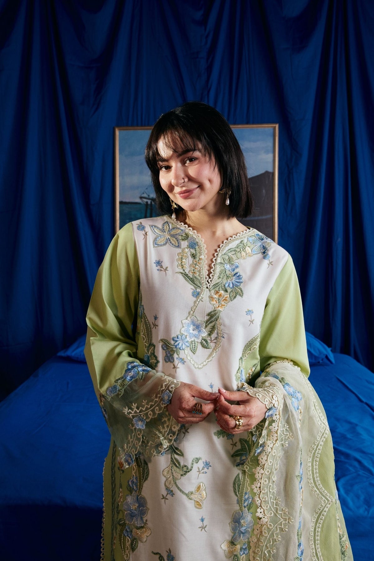 Maryam Hussain | Luxury Lawn 26 Vol 2 | Dimple
