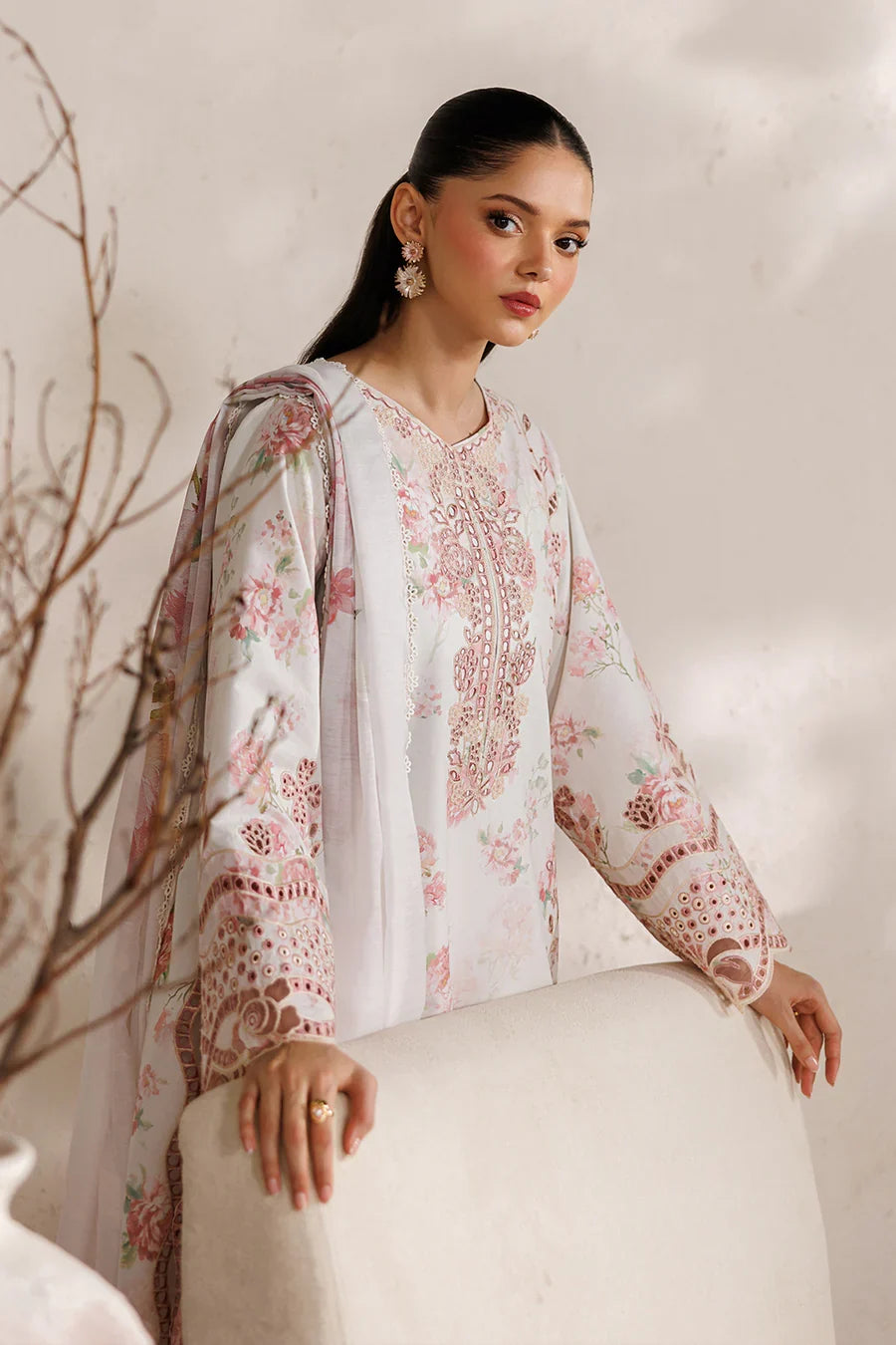 Iznik | Festive Lawn '26 | IBE-04 Embroidered Lawn