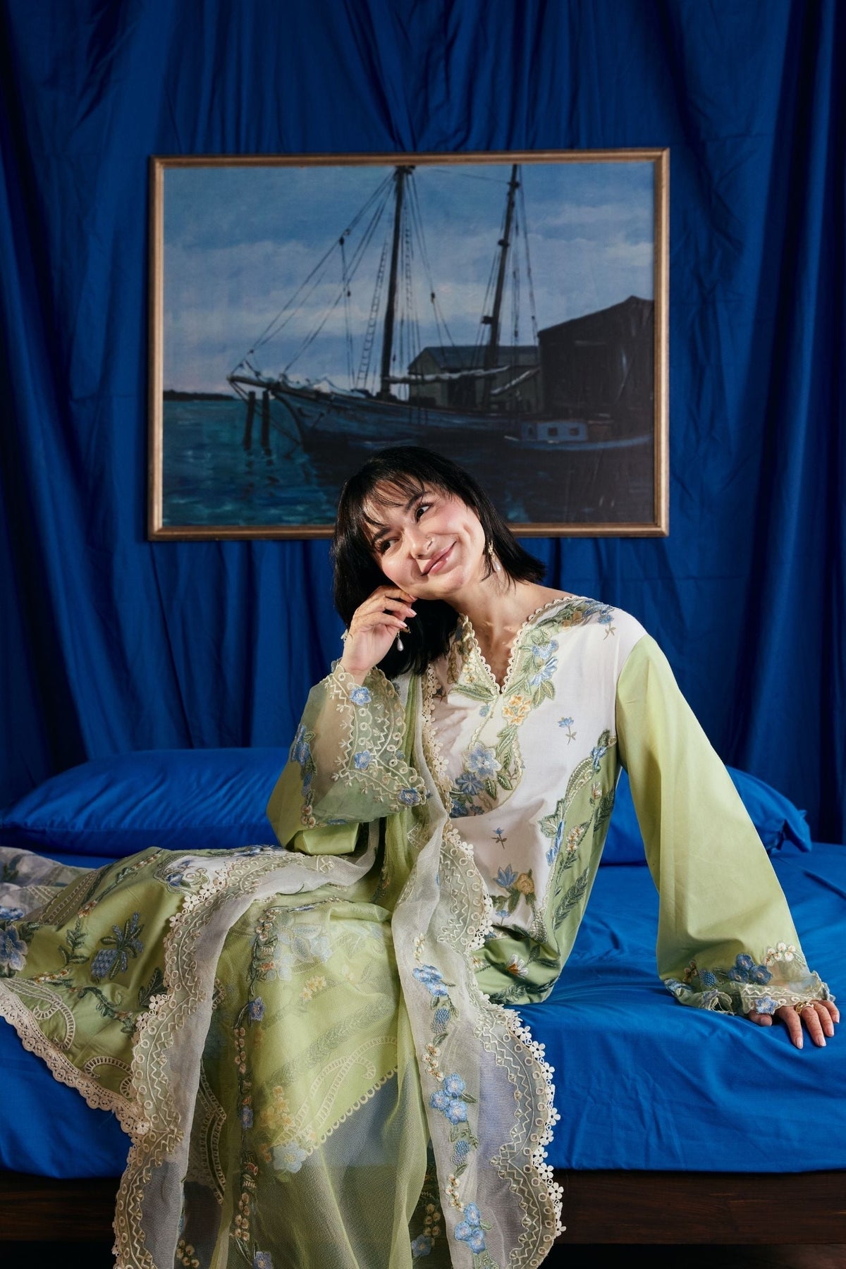 Maryam Hussain | Luxury Lawn 26 Vol 2 | Dimple