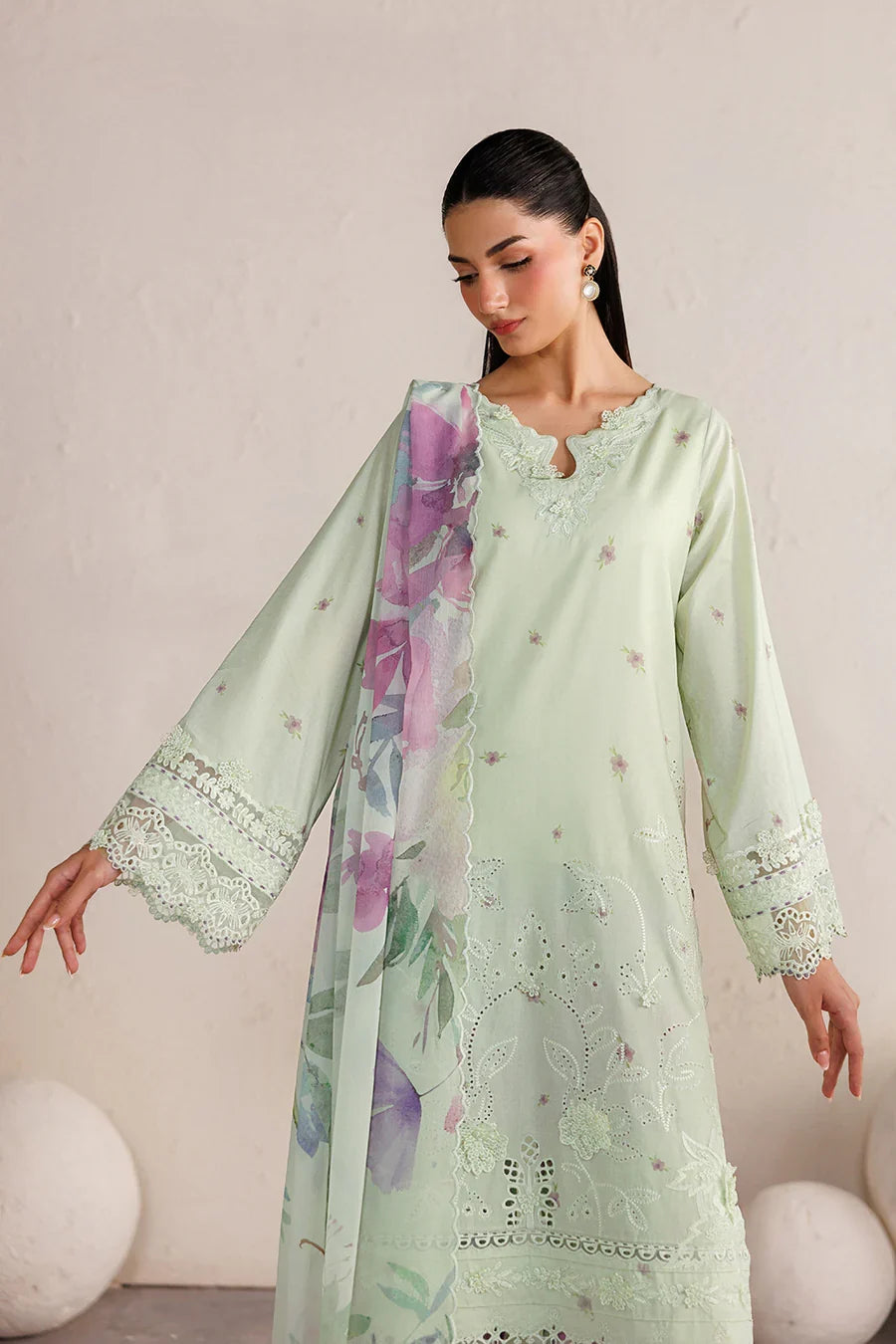 Iznik | Festive Lawn '26 | IBE-06 Embroidered Lawn
