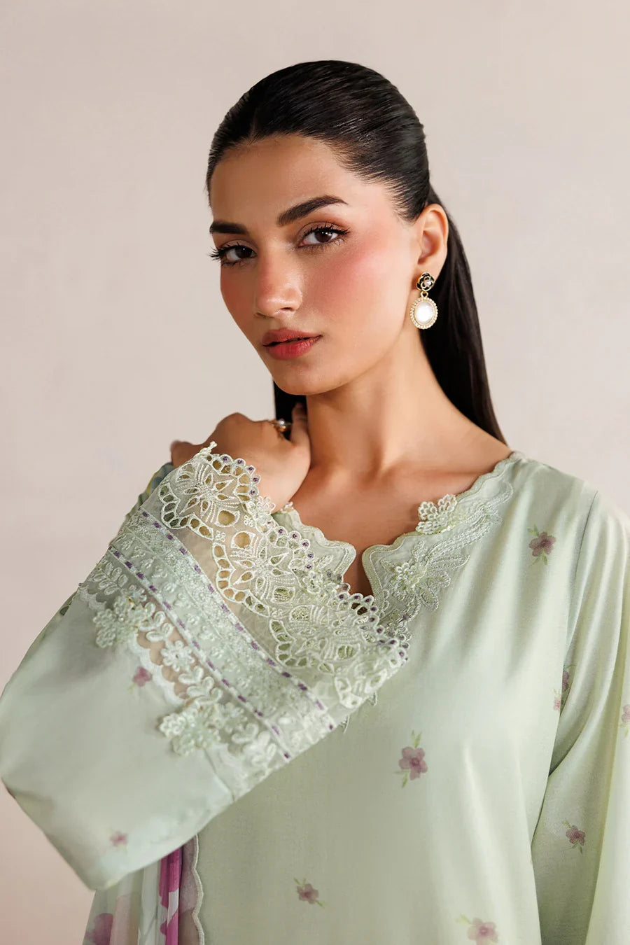 Iznik | Festive Lawn '26 | IBE-06 Embroidered Lawn