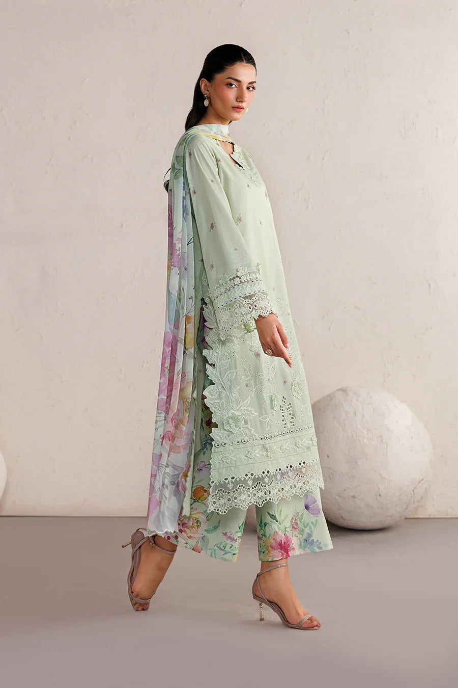 Iznik | Festive Lawn '26 | IBE-06 Embroidered Lawn
