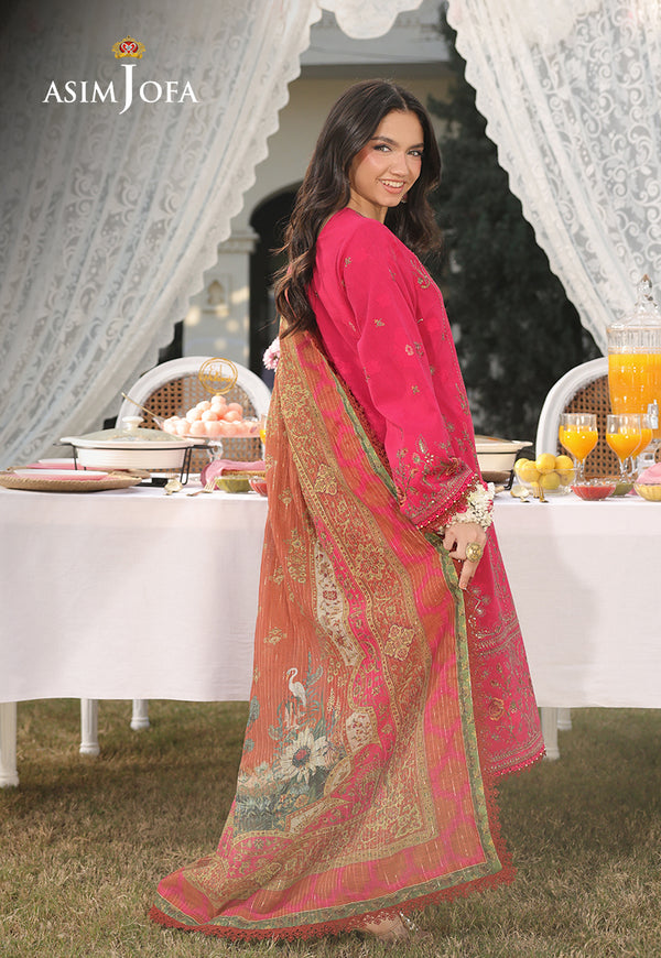 Asim Jofa | Summer Rhapsody | AJUBU-06 Embroidered Jacquard
