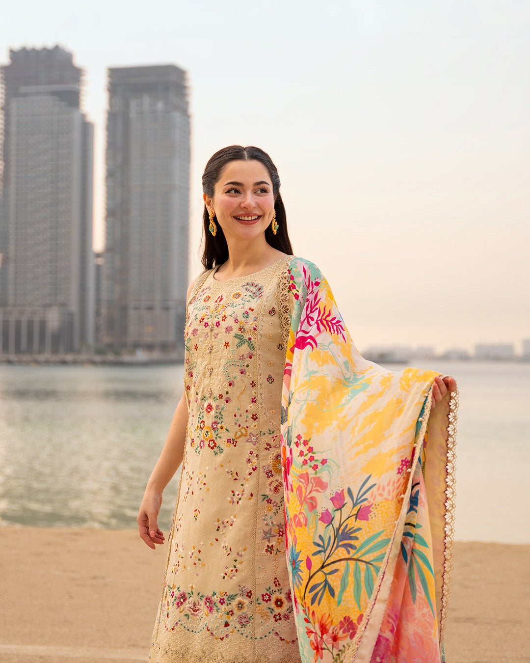 Faiza Saqlain | Aya Luxury Lawn | Merjem