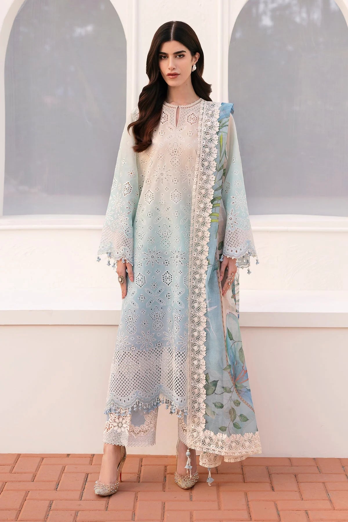Baroque | Eid Printique | EMBROIDERED PRINTED LAWN UF-4185