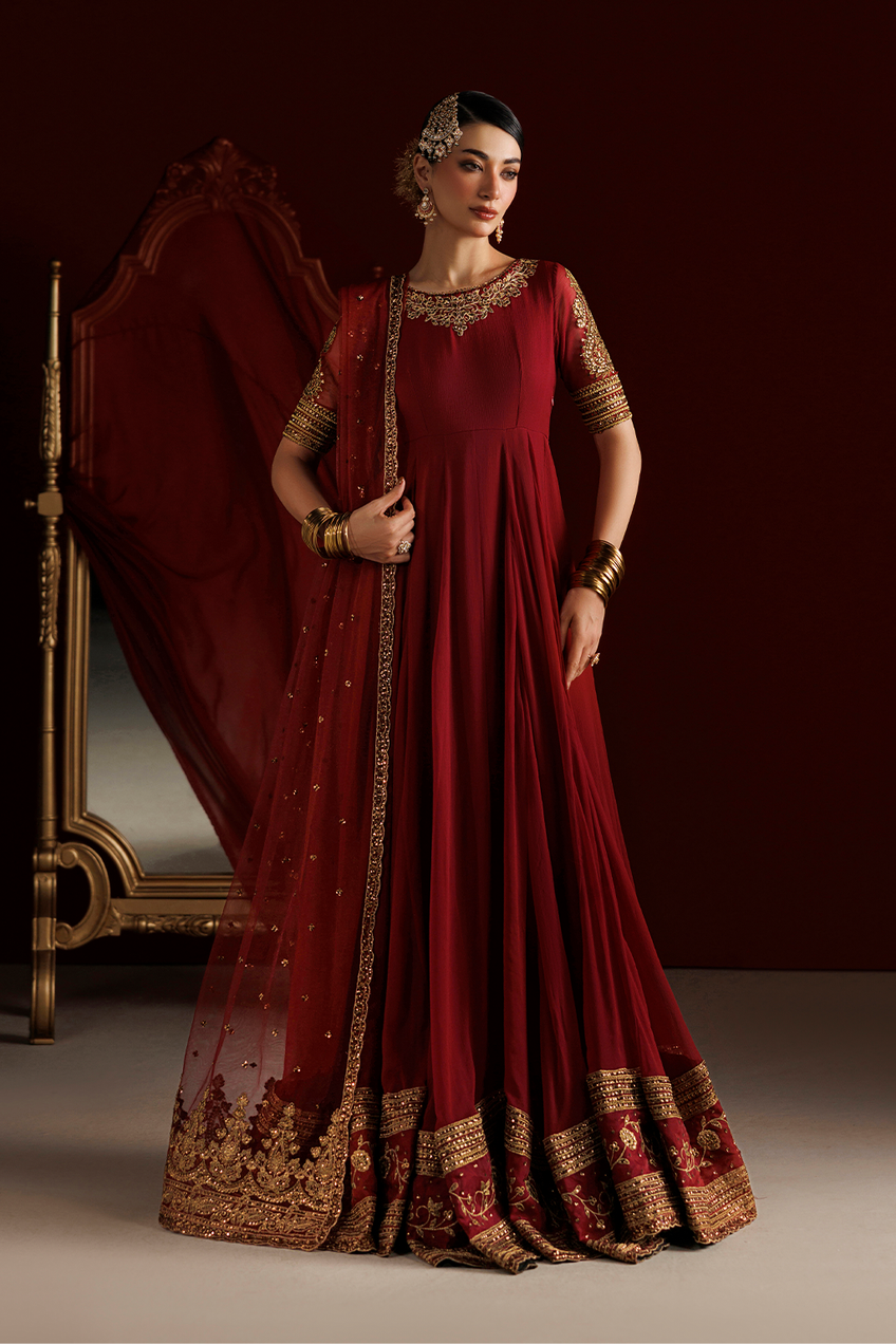Iznik | Semi Formals'26 | CC-111 Embroidered Chiffon