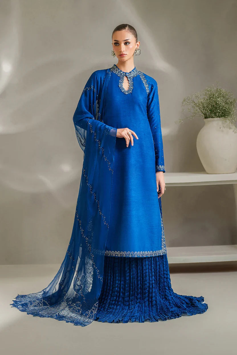 Iznik | Ready to Wear | IP-336 Embroidered Rawsilk