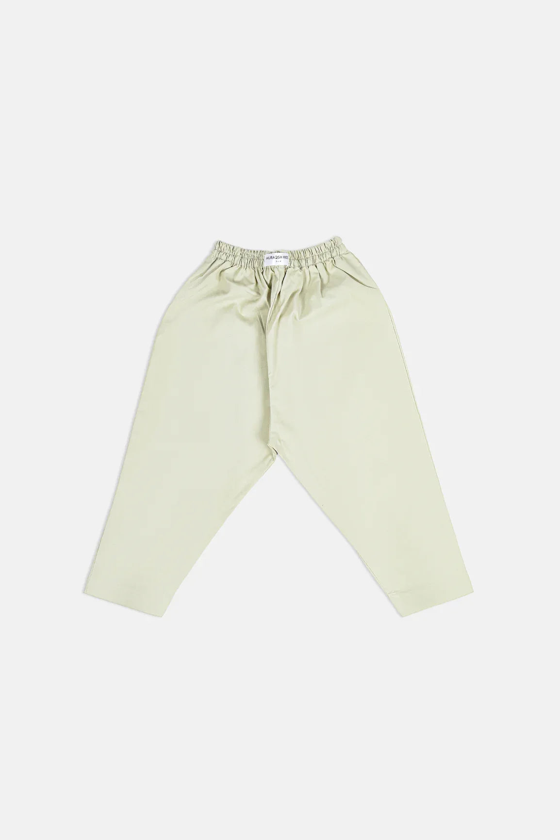 Mint Green Blended Kurta Trouser - Kids