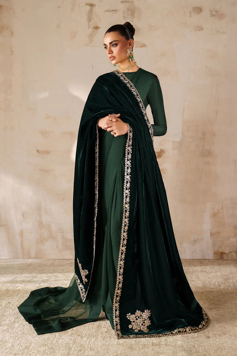 Baroque EMBROIDERED VELVET SHAWL VS-59