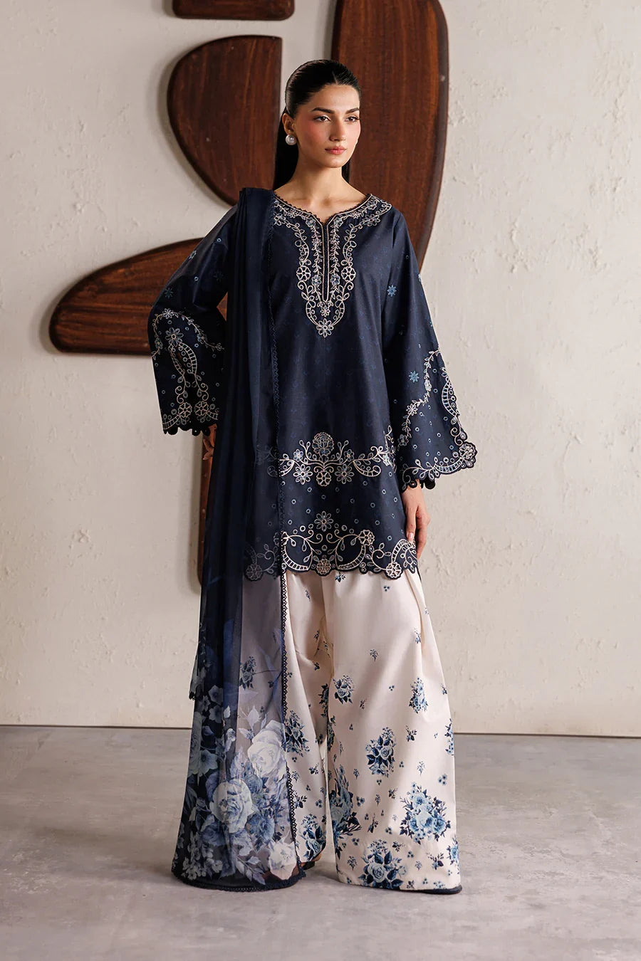 Iznik | Festive Lawn '26 | IBE-02 Embroidered Lawn