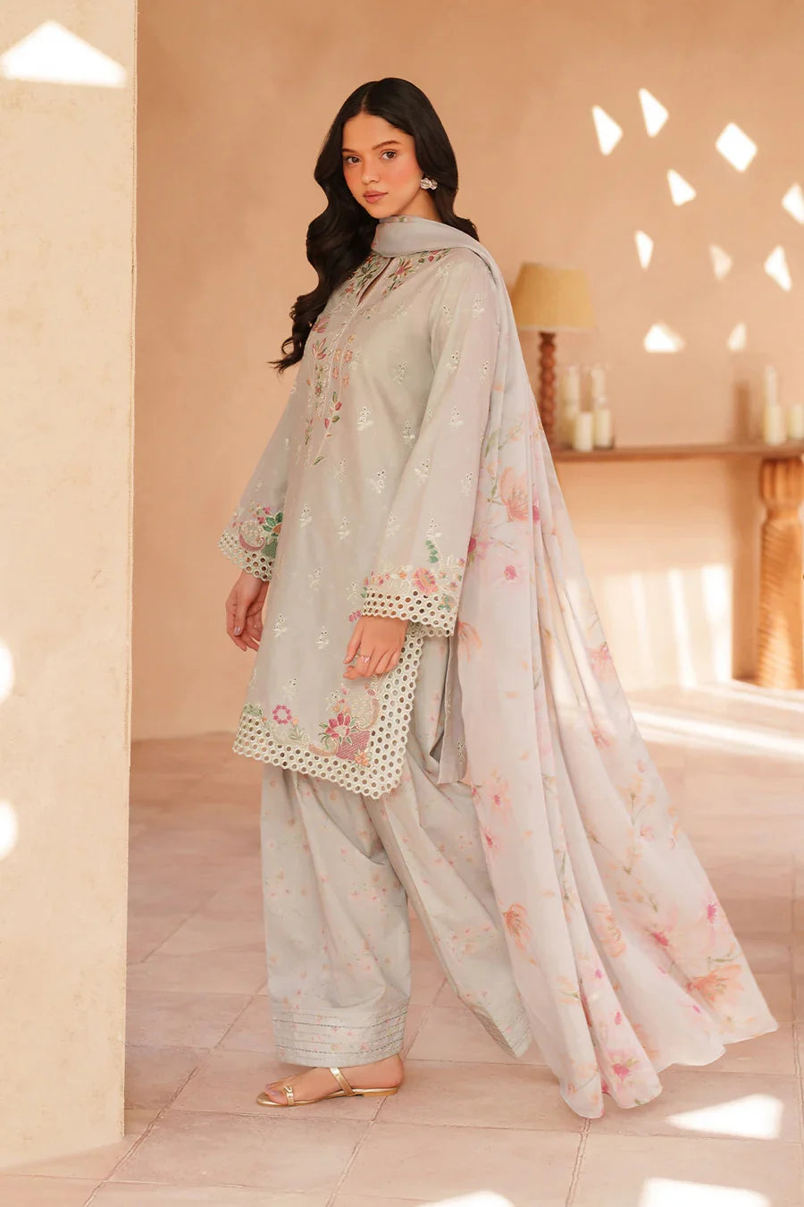 Iznik | Festive Lawn '26 | EL-12 Embroidered Lawn