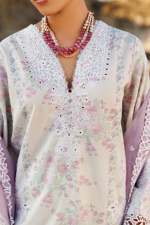 Emaan adeel | Sunlit Groove Luxury Lawn 26 | SUNNY SPLASH