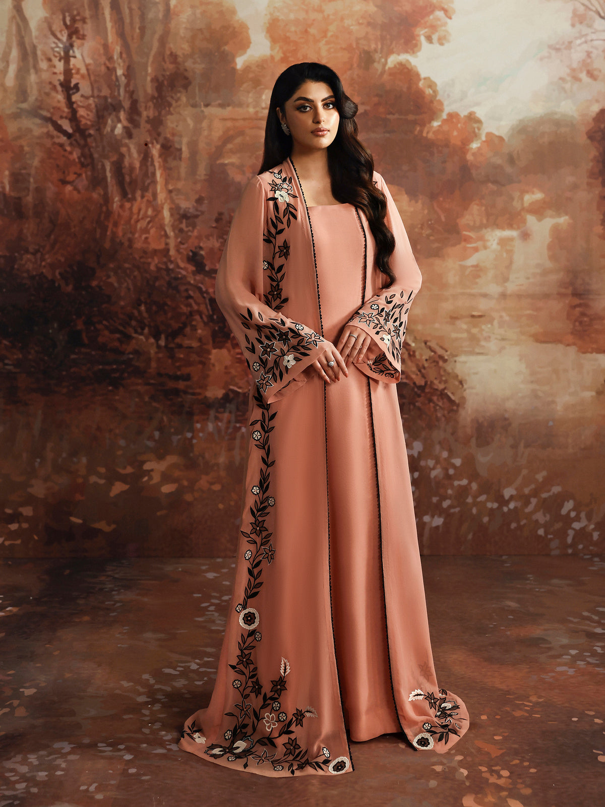 CAIA | Embroidered Edit | Dusty Rose