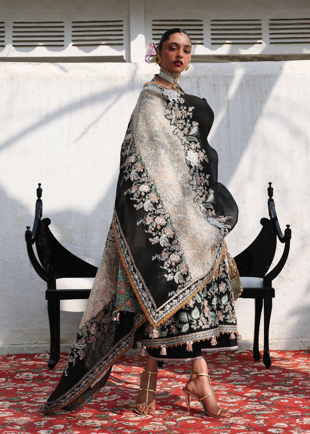 Hussain Rehar | Kalabagh Luxury Lawn 26 | Sable