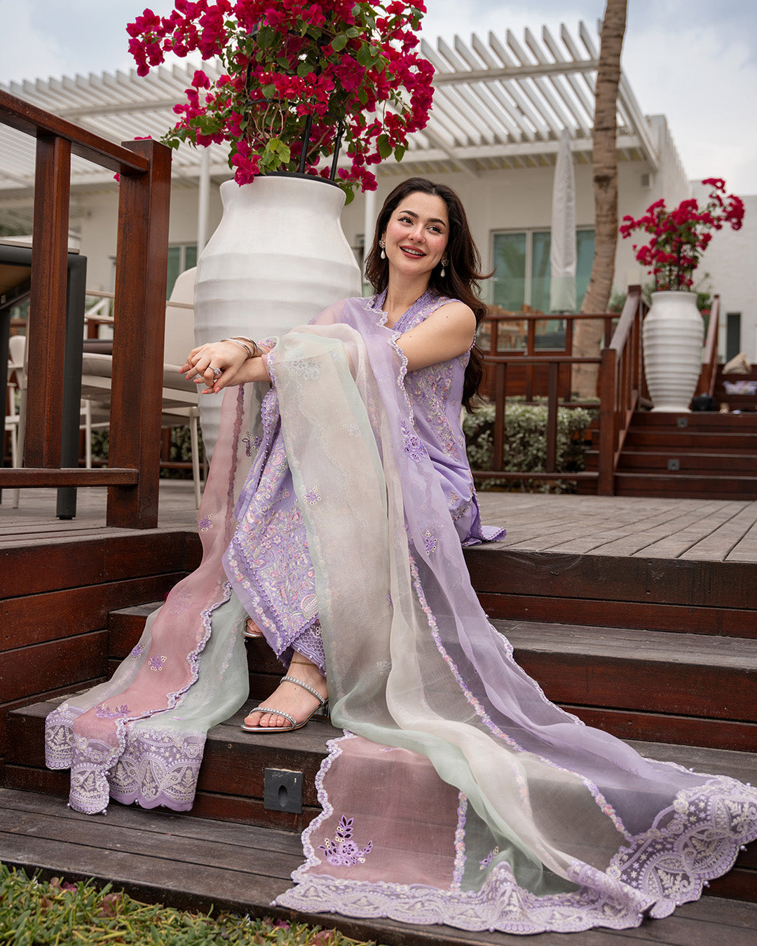 Faiza Saqlain | Aya Luxury Lawn | Suela