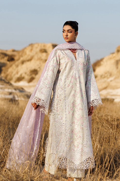 Emaan adeel | Sunlit Groove Luxury Lawn 26 | SUNNY SPLASH