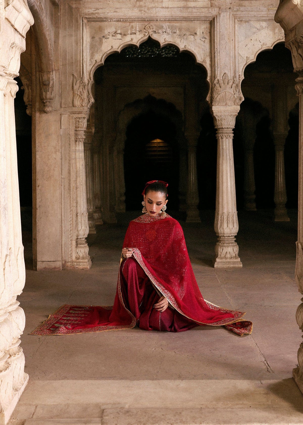 Hussain Rehar | Luxury Pret AW 25 | Crimselle