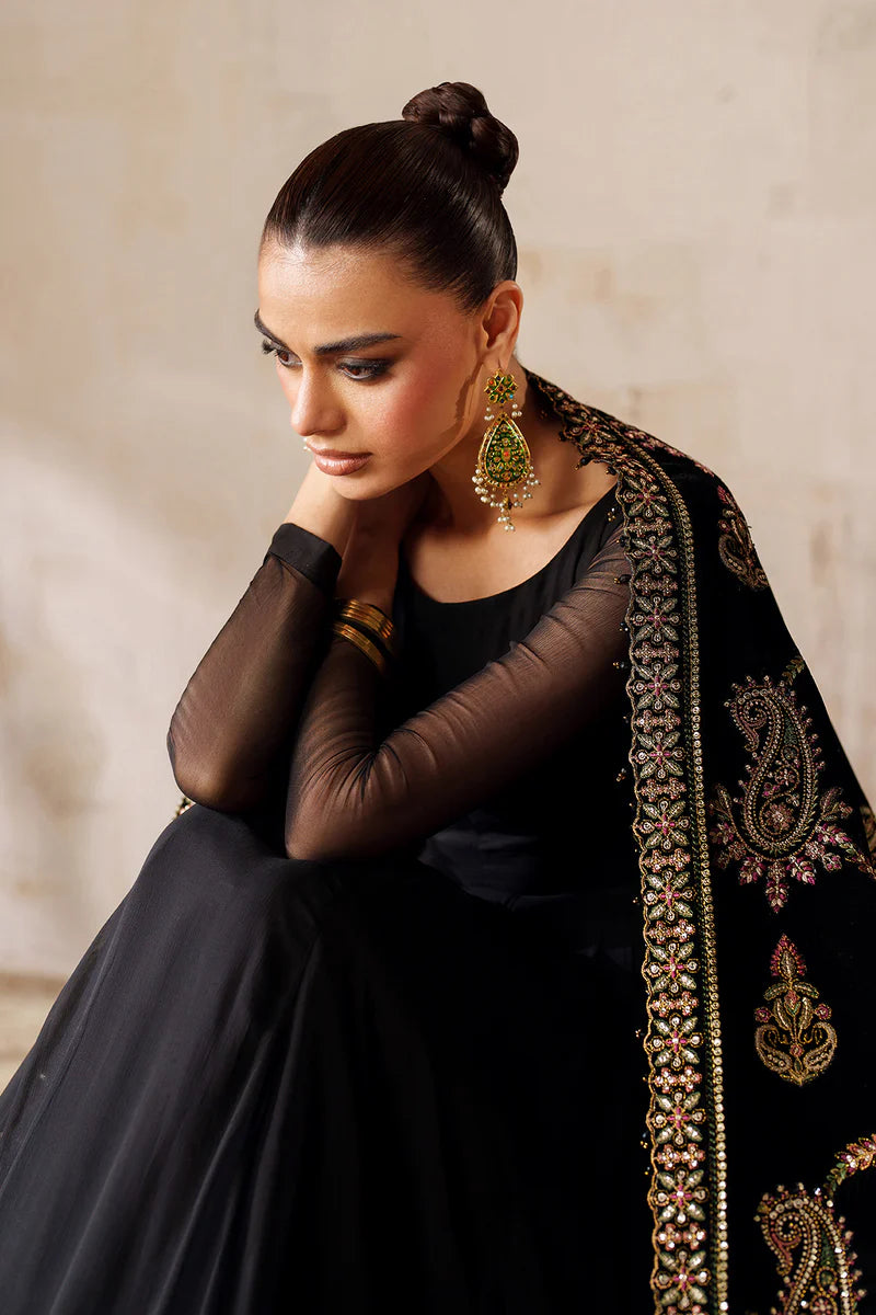 Baroque EMBROIDERED VELVET SHAWL VS-61