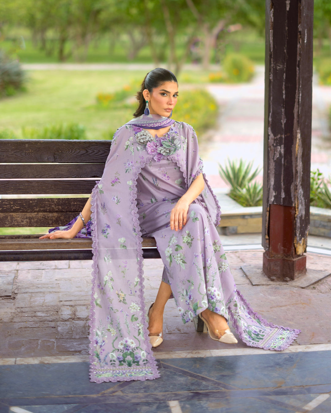 Elaf Premium | Bridgerton Prints 26 | EPB-6A LILAC GARDEN