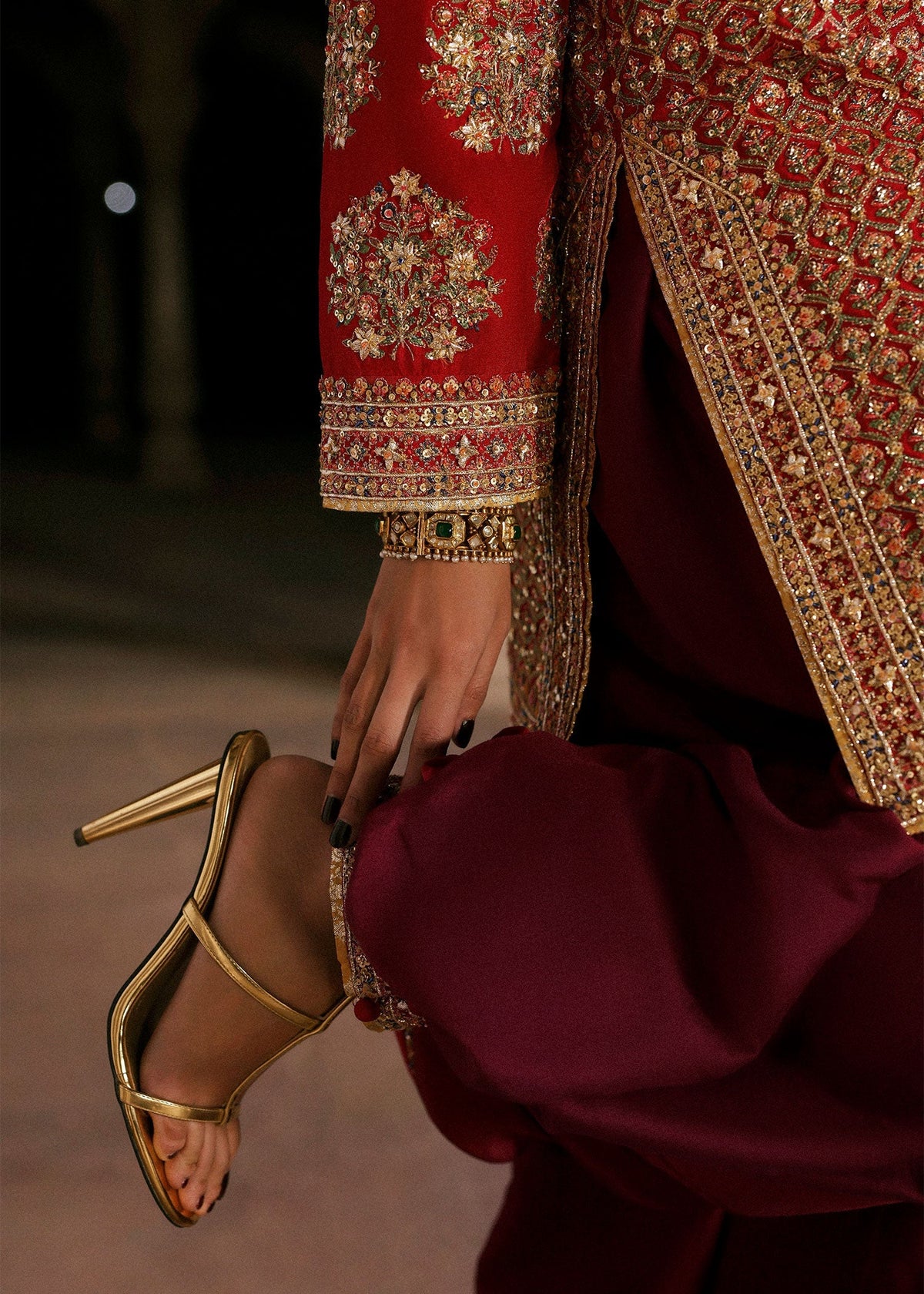 Hussain Rehar | Luxury Pret AW 25 | Crimselle