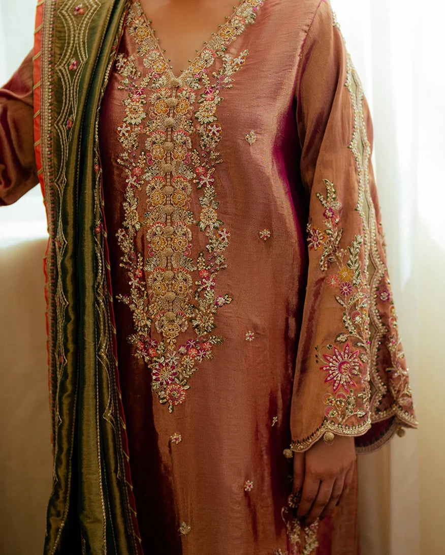 Mushq | Sunehri Lama Silk | Seema