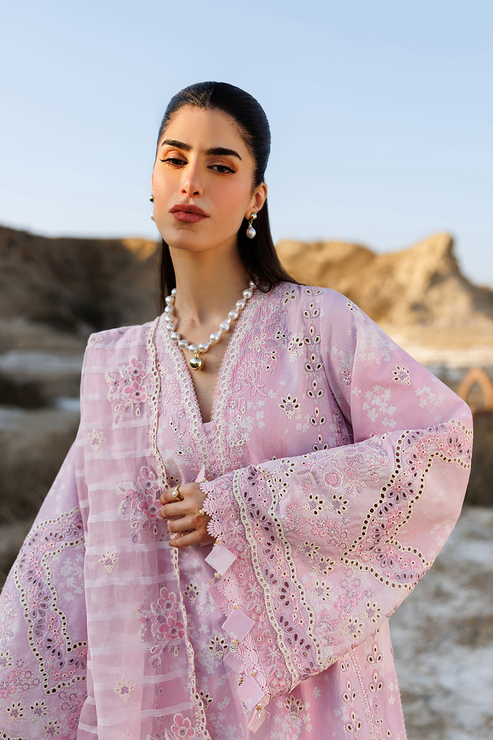 Emaan adeel | Sunlit Groove Luxury Lawn 26 | SUMMER SORBET