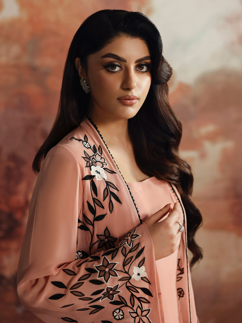 CAIA | Embroidered Edit | Dusty Rose