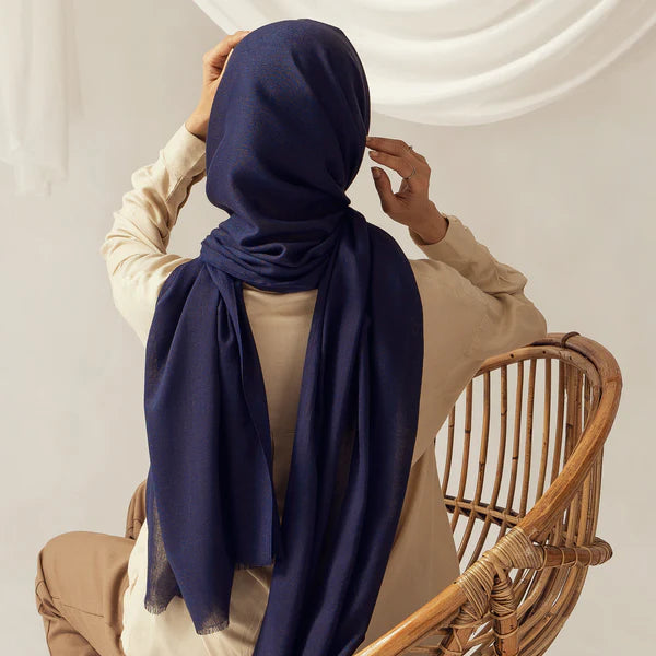 Eco-Luxe Scarves & Hijabs - Navy