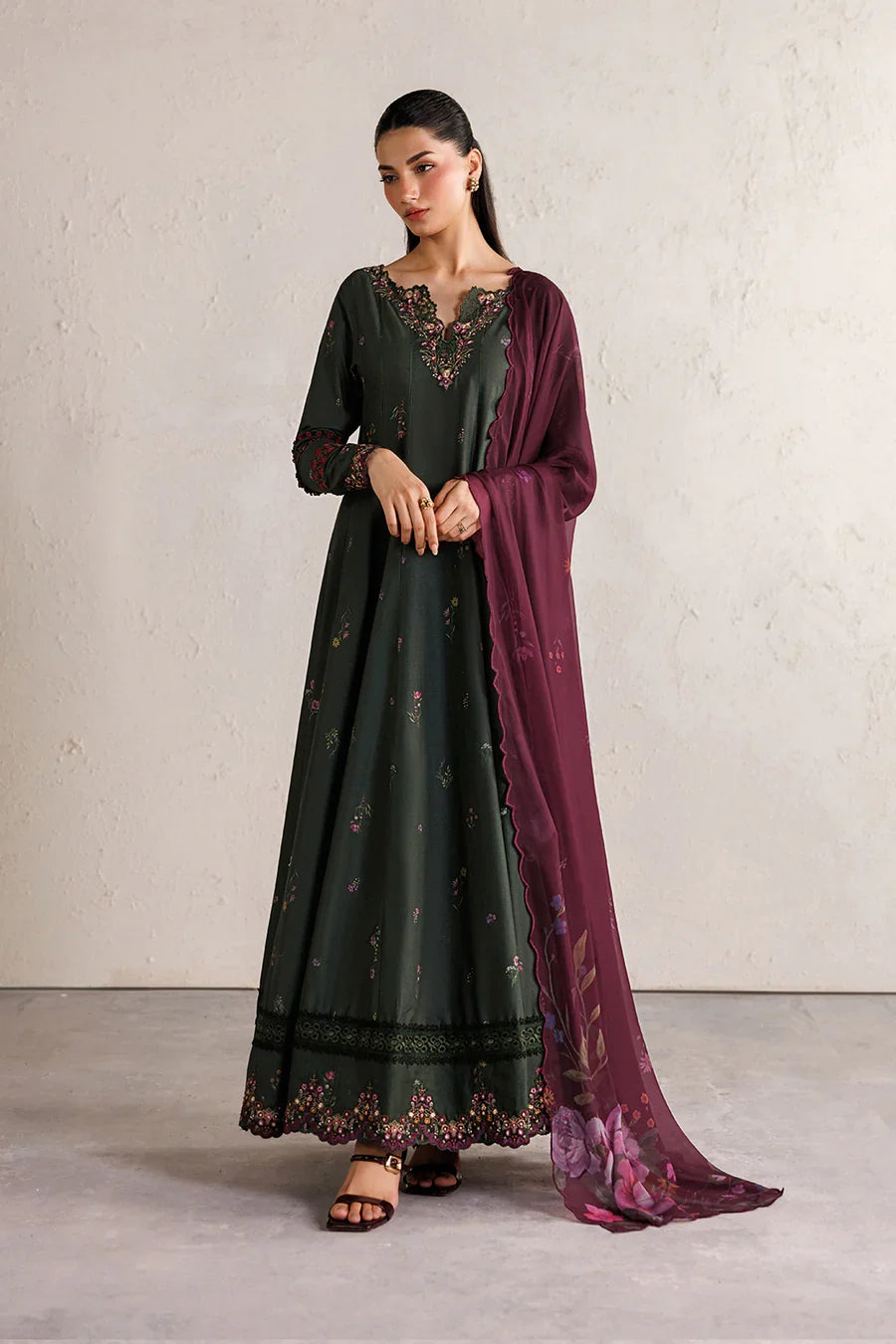 Iznik | Festive Lawn '26 | IBE-03 Embroidered Lawn