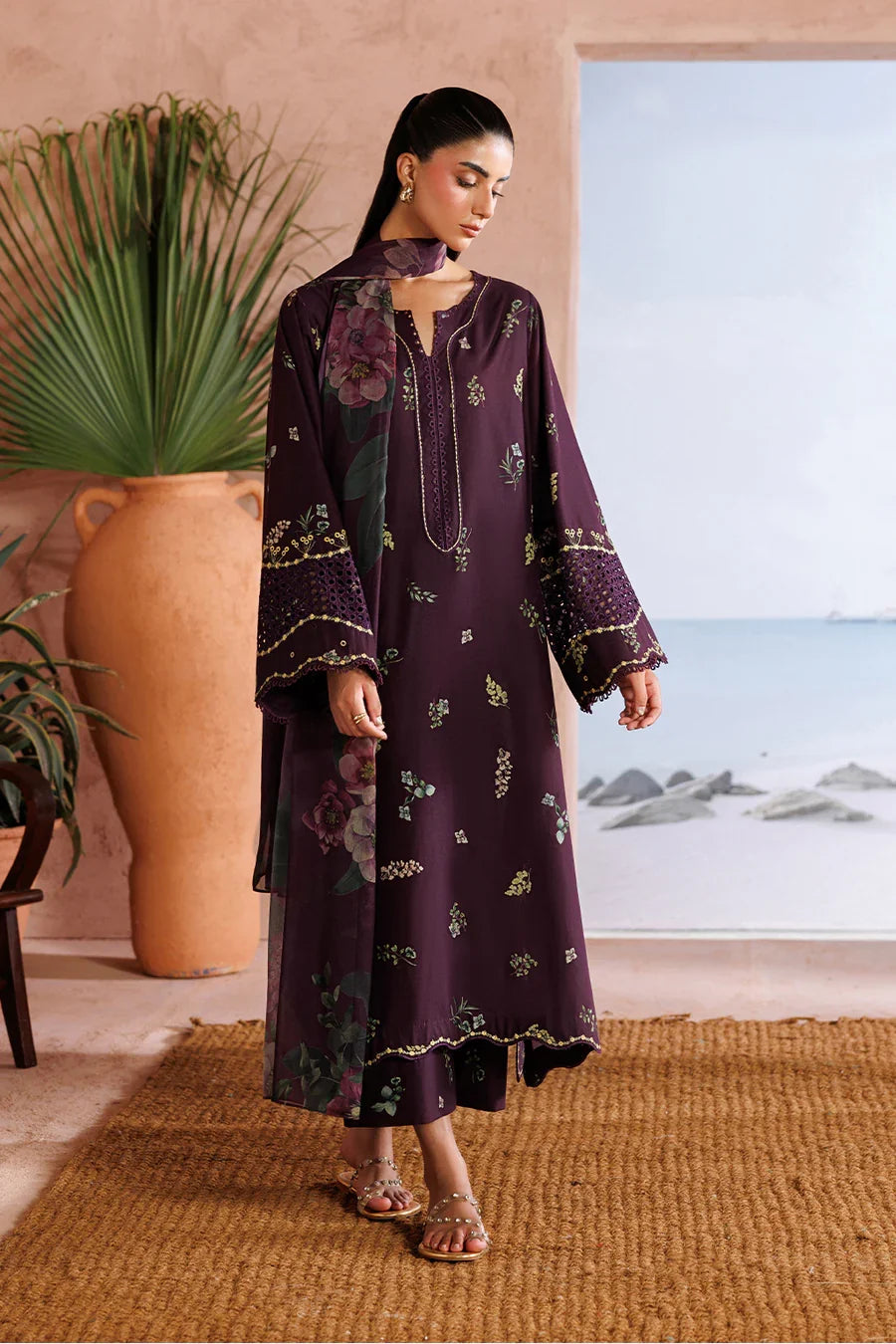 Iznik | Sunscape Lawn '26 | UE-710 Printed Lawn