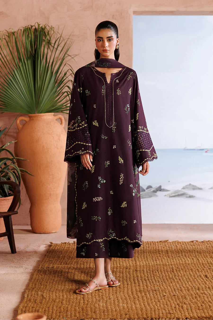 Iznik | Sunscape Lawn '26 | UE-710 Printed Lawn
